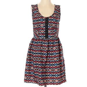 Band of Gypsies sleeveless rainbow pride boho dress XS